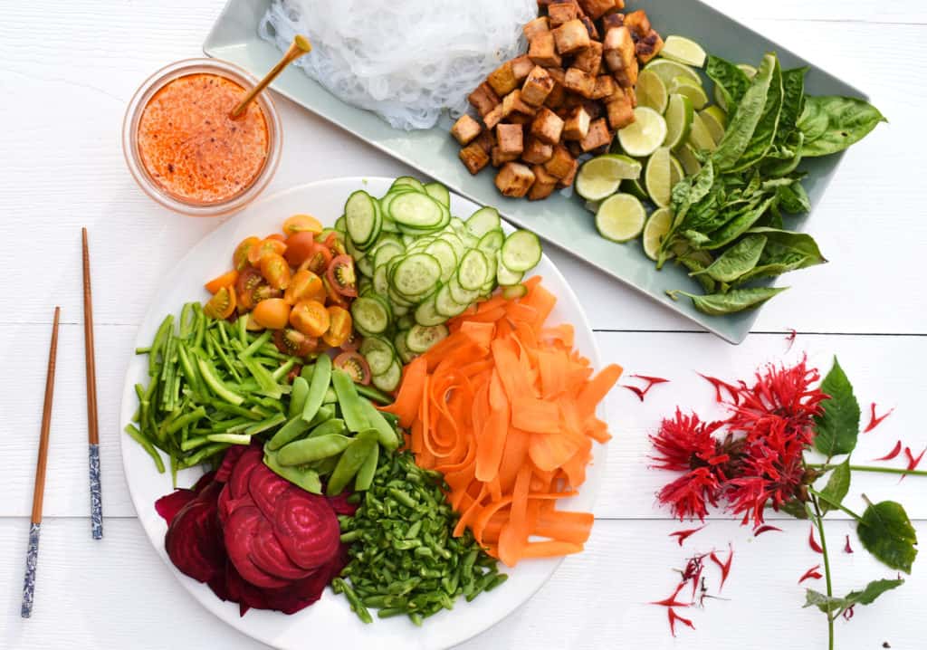 Vegan Vietnamese Bún Bowls