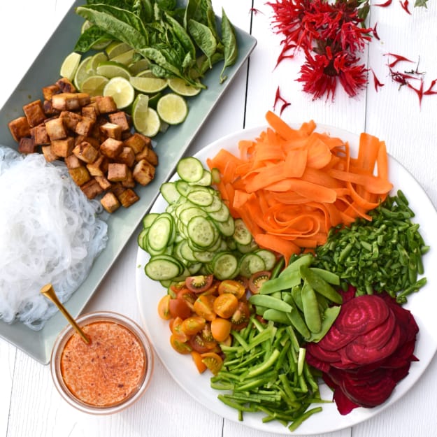 Vegan Vietnamese Bún Bowls